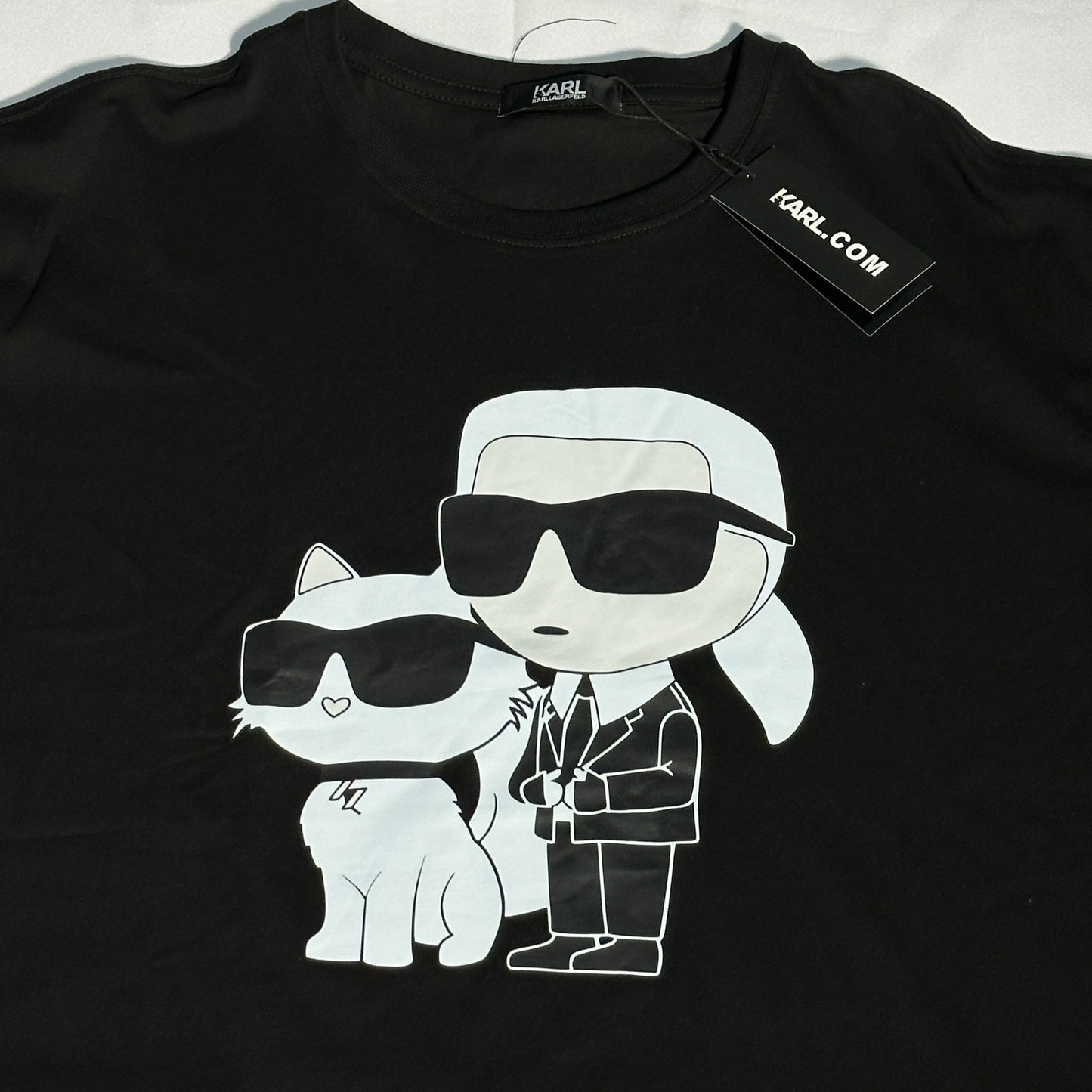 Camiseta karl lagerfeld negra