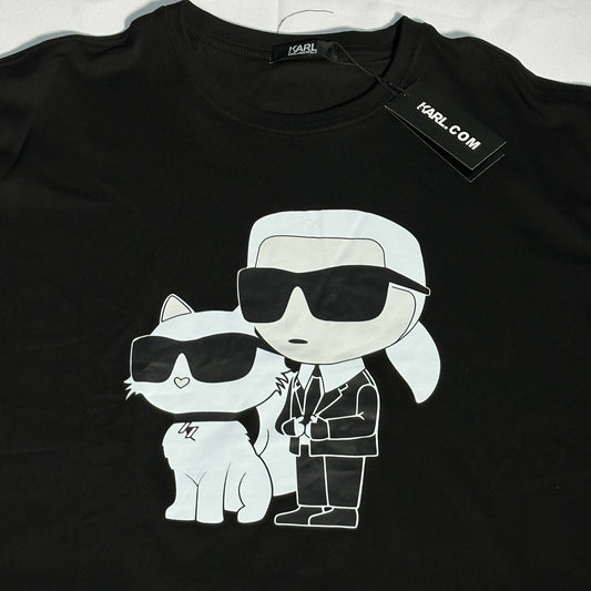 Camiseta karl lagerfeld negra