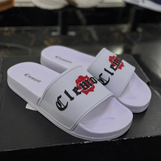 Chancletas Clemont Blancas Diseño Clásico 2