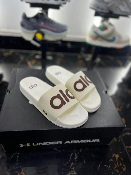 Chancletas alo beige