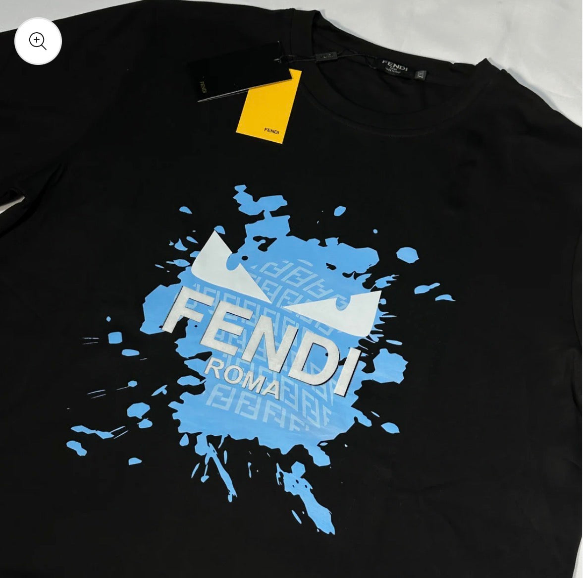 Camiseta Fendi negra