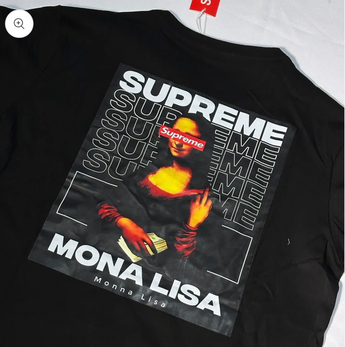 Camiseta supreme negro