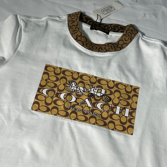 Camiseta Coach Blanca