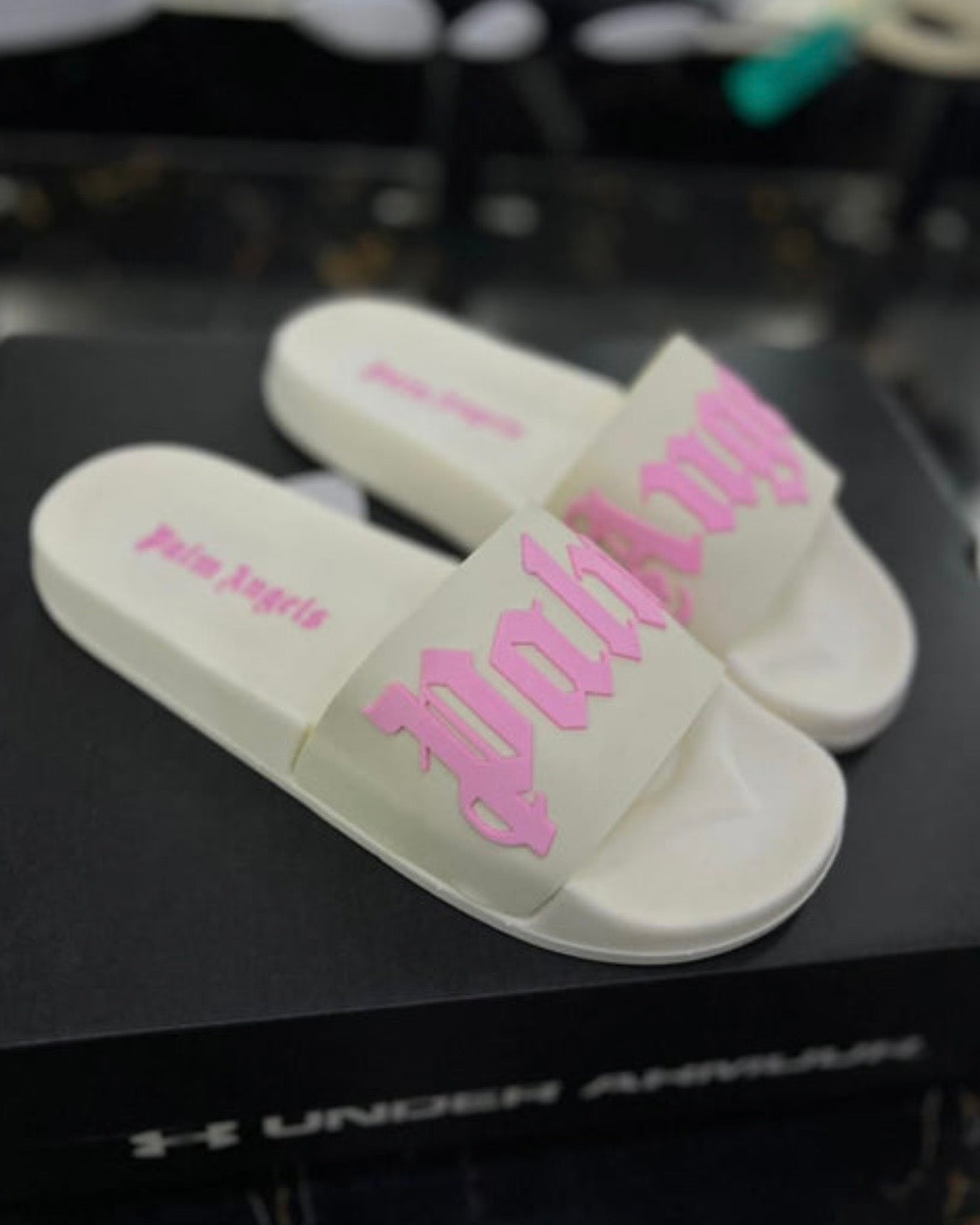 Chancletas Palm Angels beige