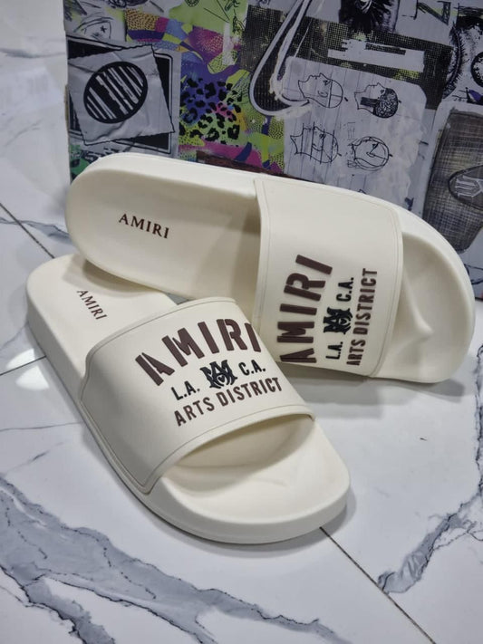 Chancletas Amiri beige