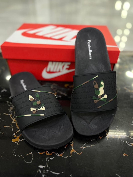 Chancletas psycho bunny militar