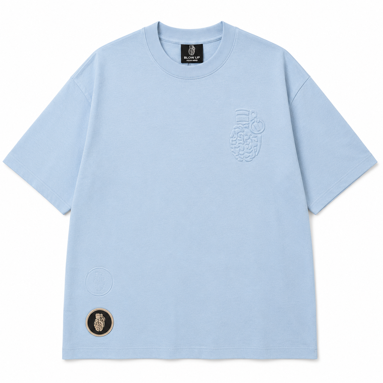 Camiseta Blow up azul