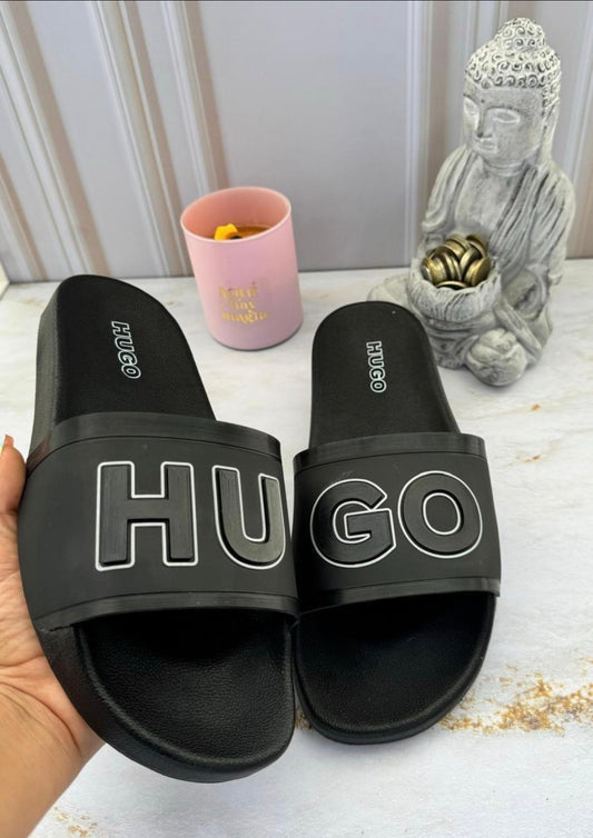Chancletas Hugo negra