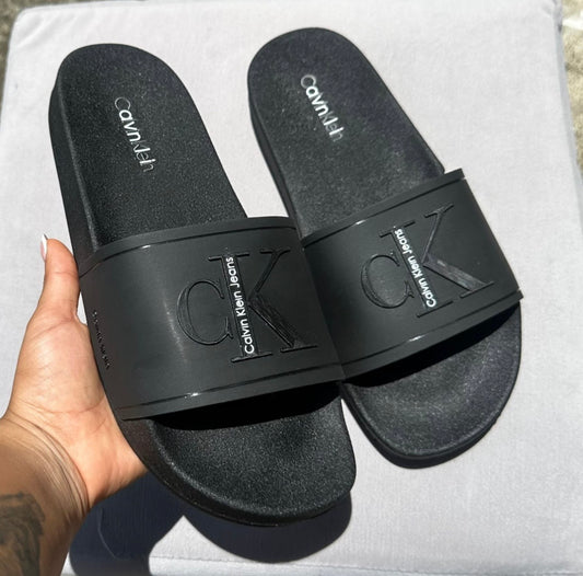 Chancletas Calvin Klein negras