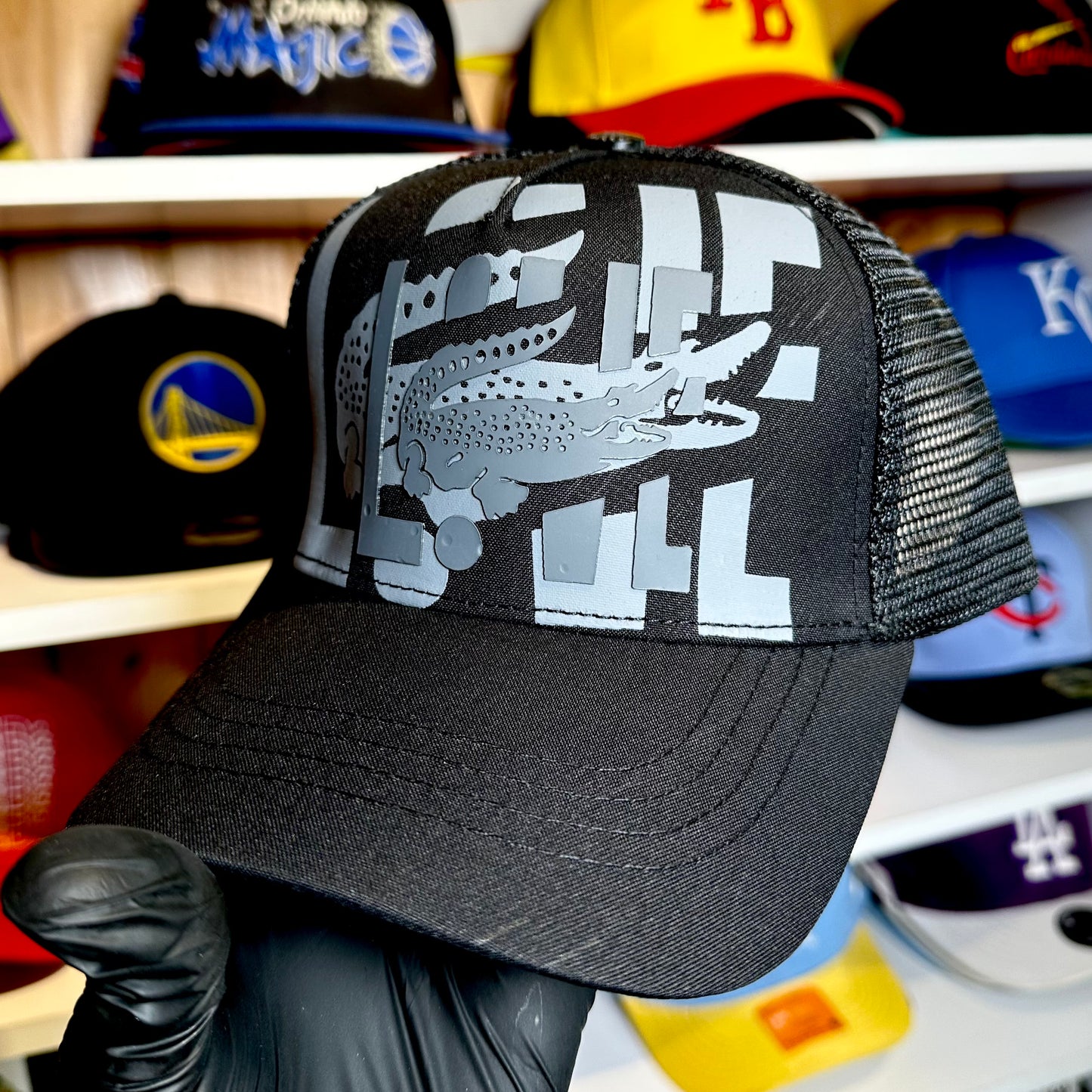 Gorra Ajustable Lacoste Negra