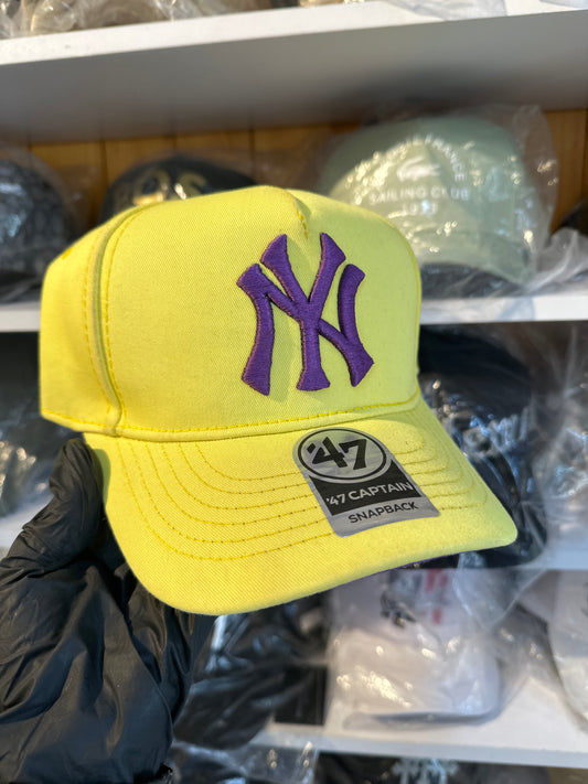 Gorra Ajustable Yankees Amarilla Diseño 1