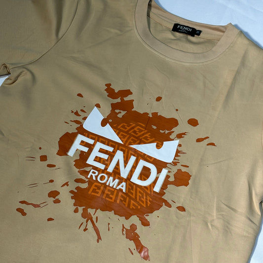 Camiseta Fendi beige