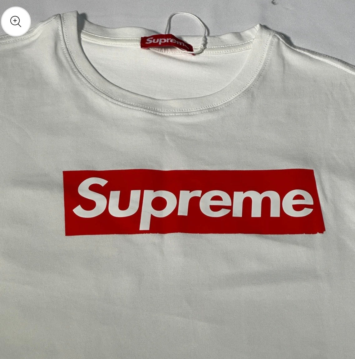 Camiseta supreme blanca