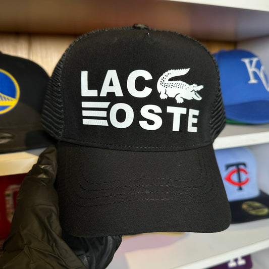 Gorra Ajustable Lacoste Toda Negra