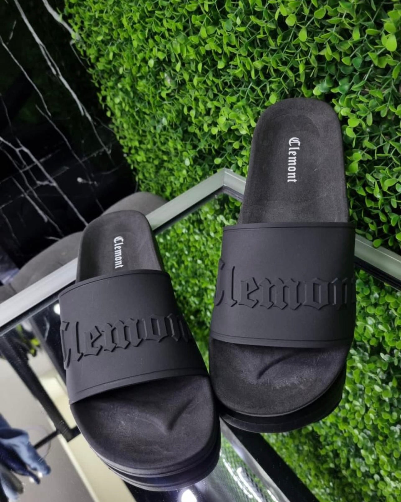 Chancletas Clemont Negras Diseño Clásico 2