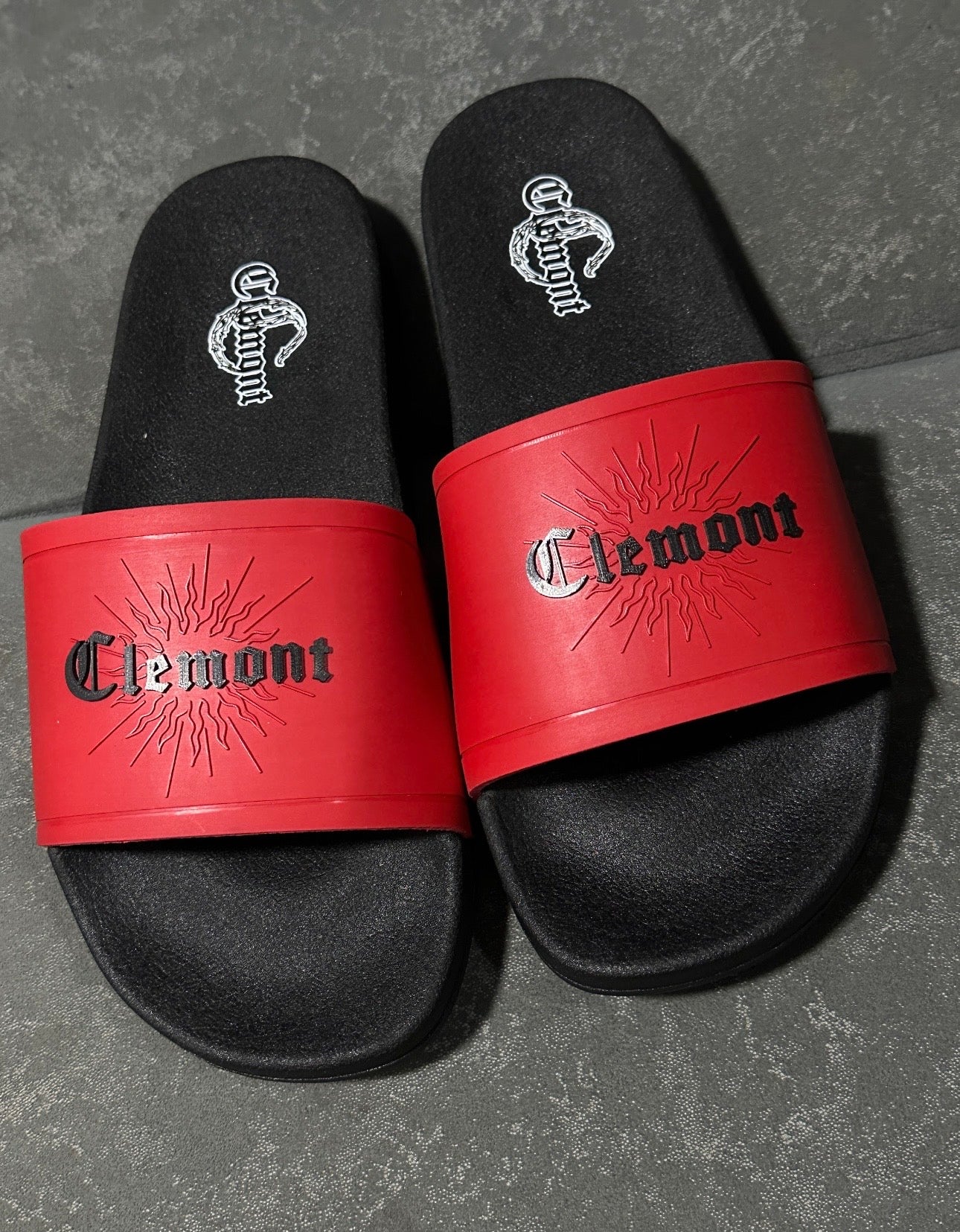 Chancletas Clemont rojas