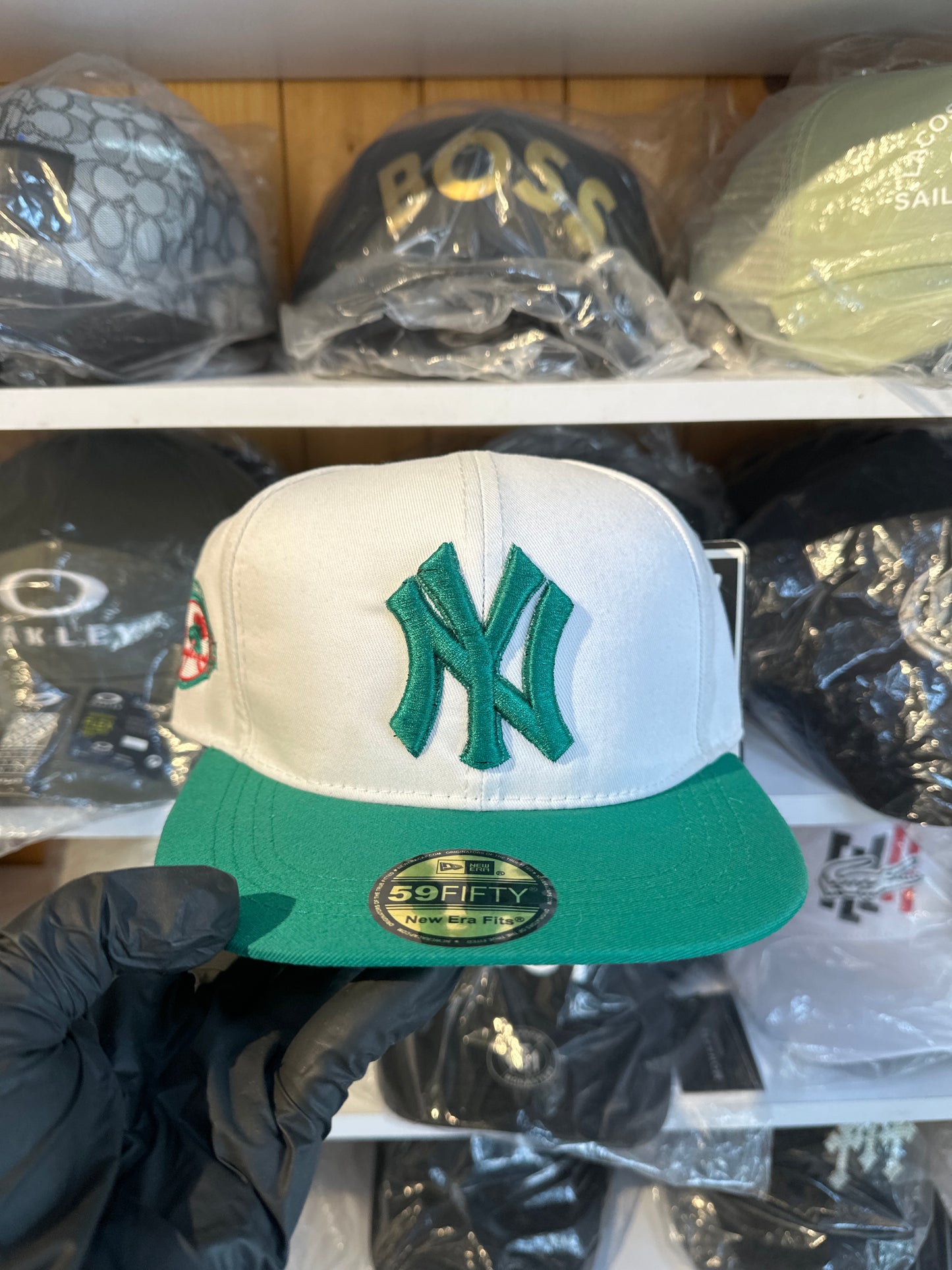 Gorra cerrada Yankees Blanca
