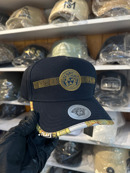 Gorra Ajustable Versace Azul Oscuro Diseño 2
