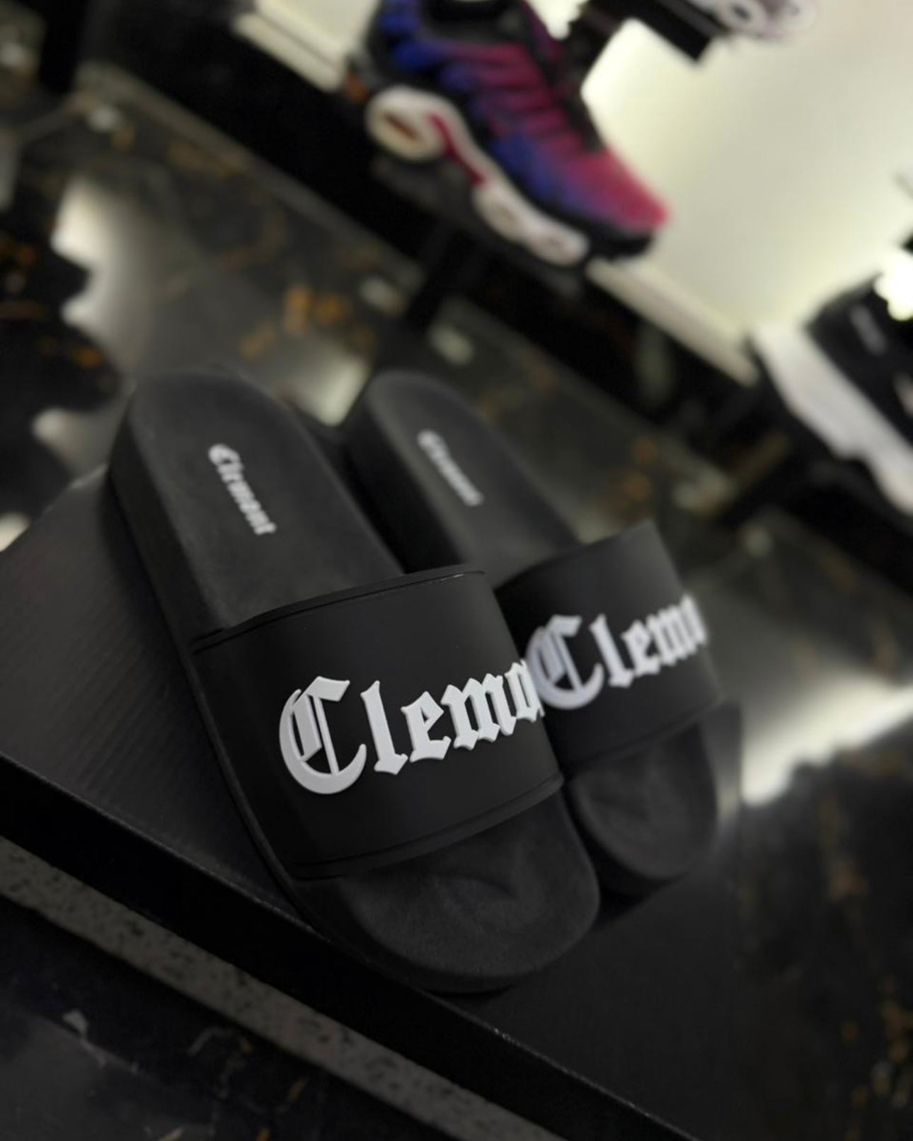 Chancletas Clemont Negras Diseño Clásico 1