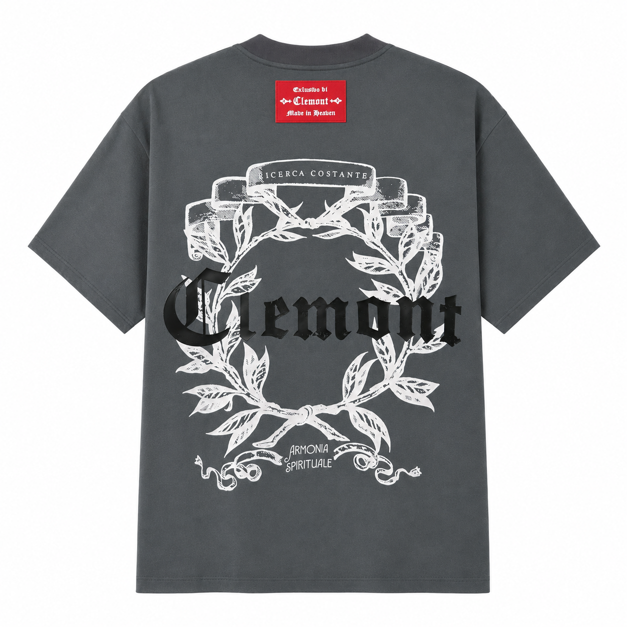 Camiseta Clemont gris oscuro