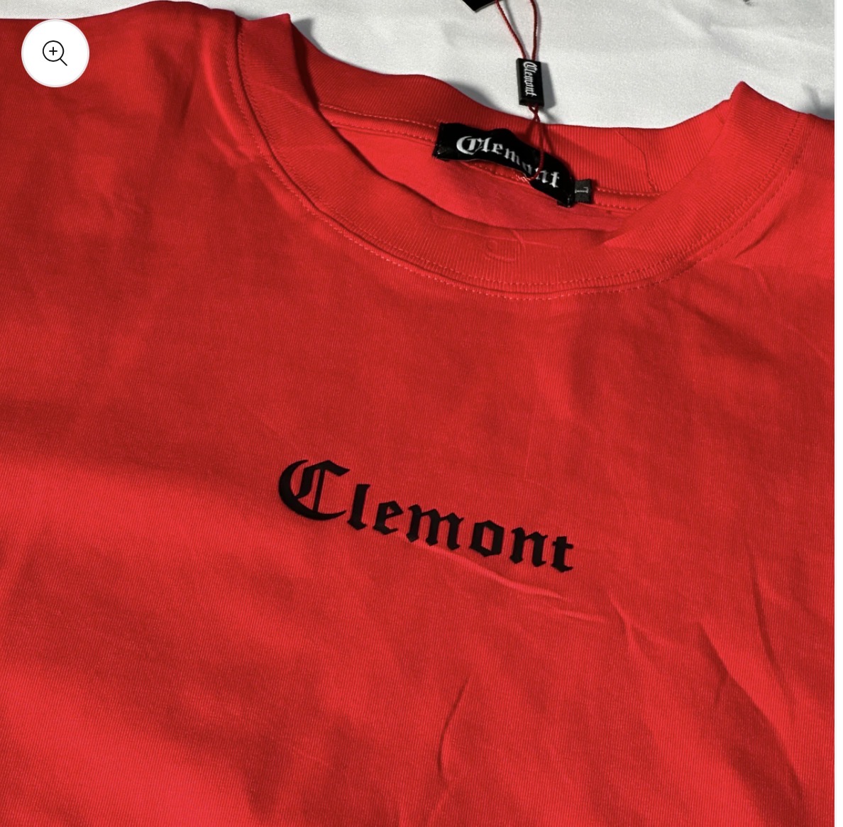Camiseta Clemont rojo diseño 4
