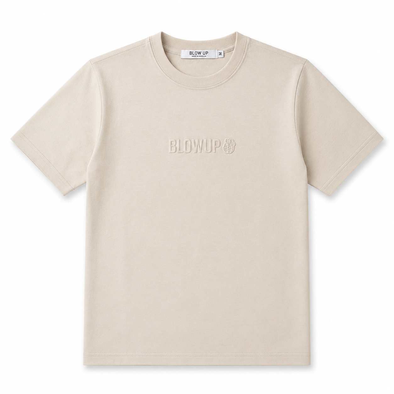 Camiseta Blow Up beige oscuro