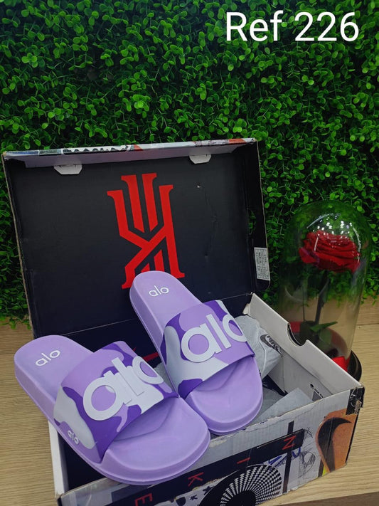 Chancletas alo morada