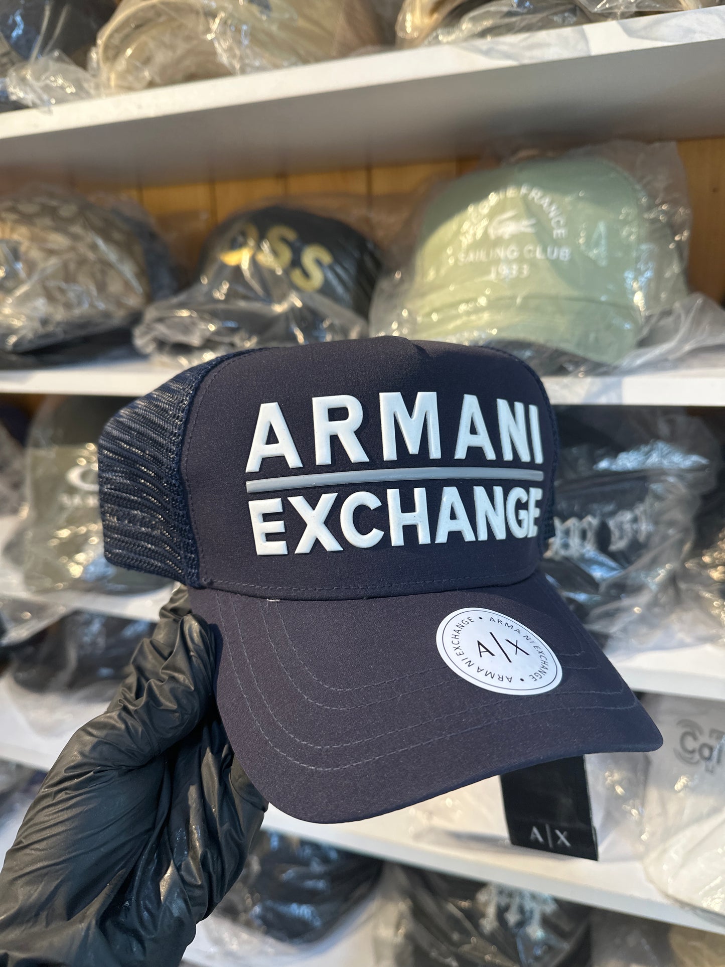 Gorra Armani azul oscuro