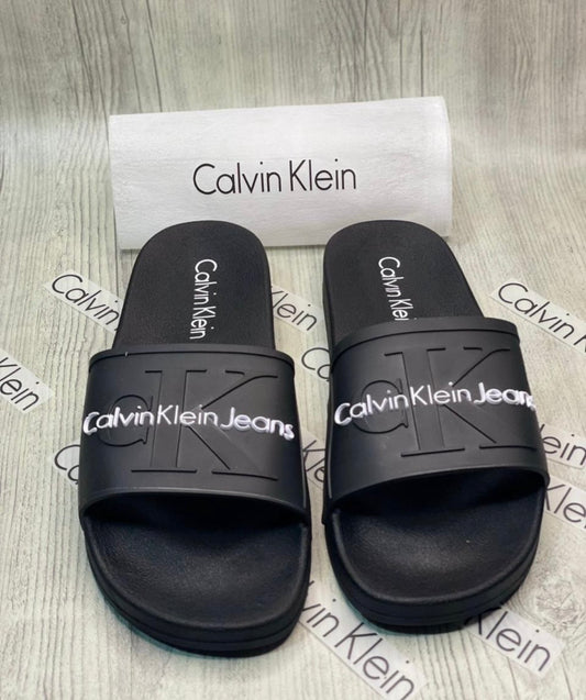 Chancletas Calvin Klein negras