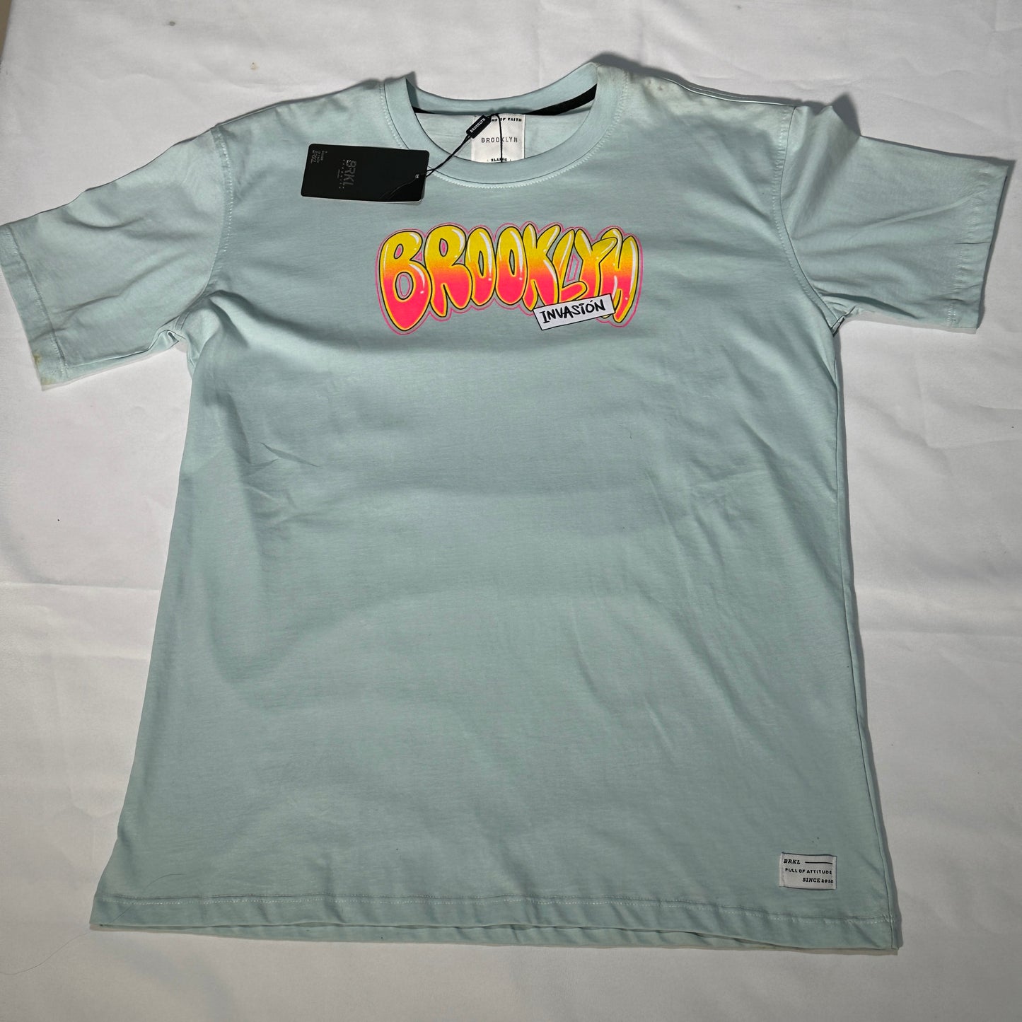 Camiseta Oversize azul claro