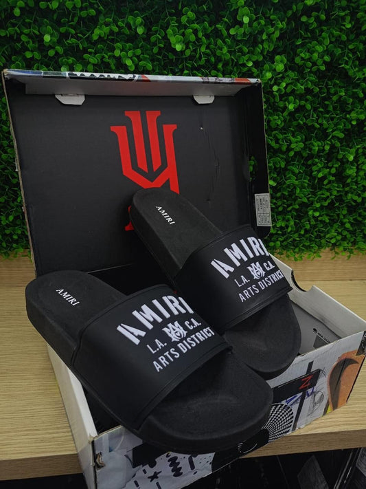 Chancletas Amiri negras