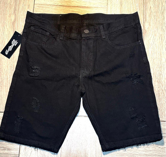 Bermuda Denim Negra Modelo 1434