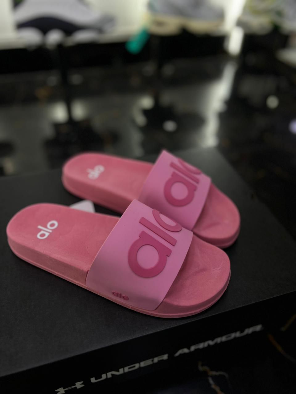 Chancletas alo rosadas