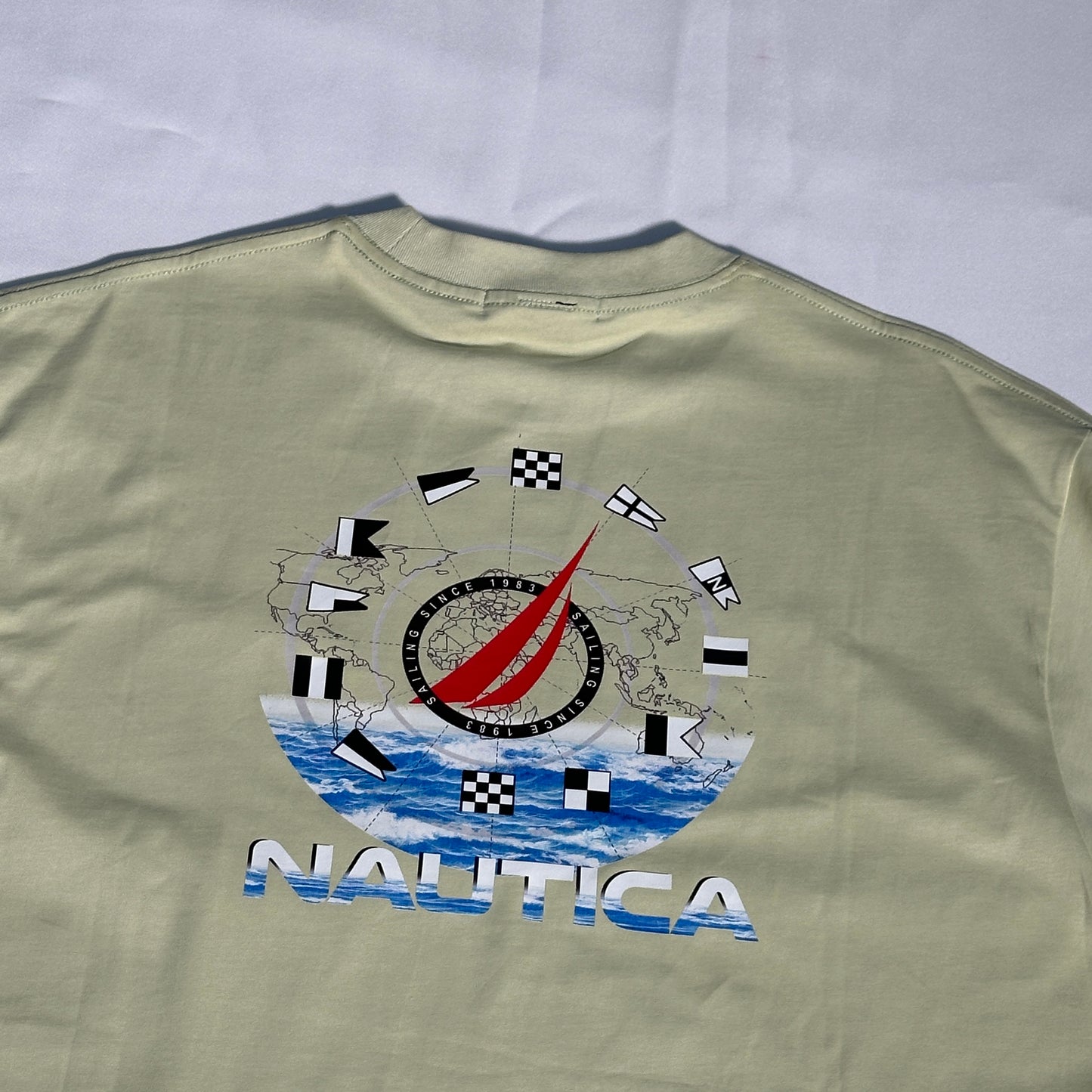 Camiseta náutica verde