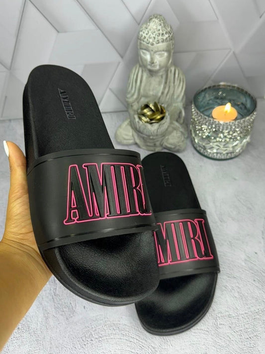 Chancletas Amiri  negra