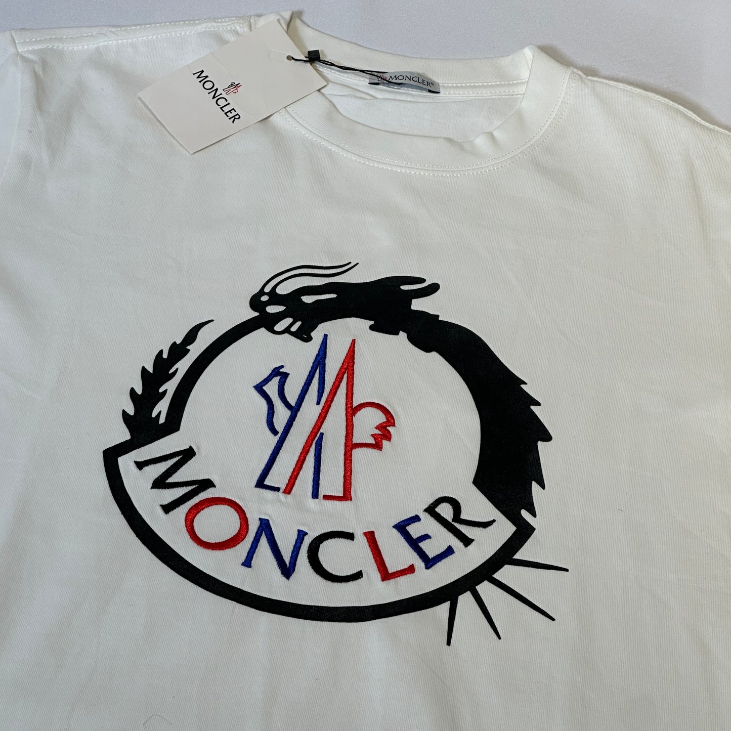 Camiseta Moncler blanca