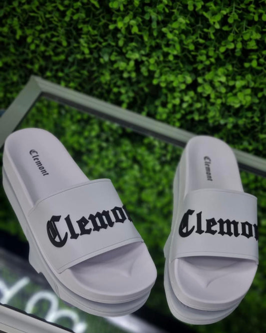 Chancletas Clemont Blancas Diseño Clásico 1