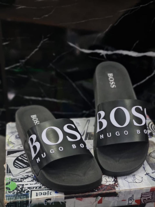 Chancletas Boss negras