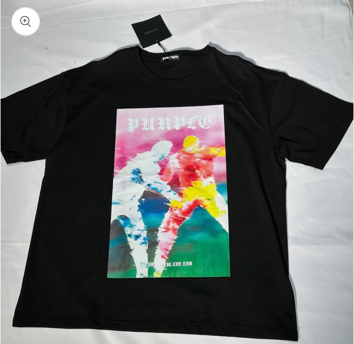 Camiseta purple negra