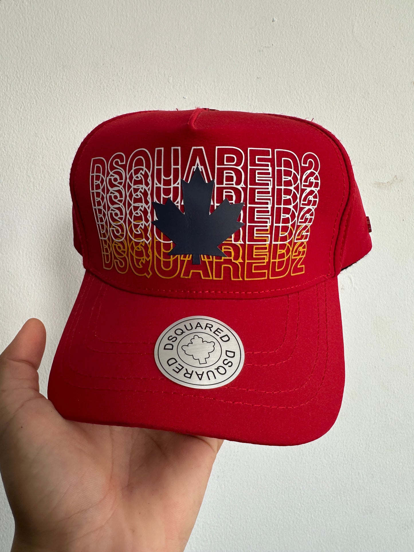 Gorra Ajustable Dsquared2 Roja