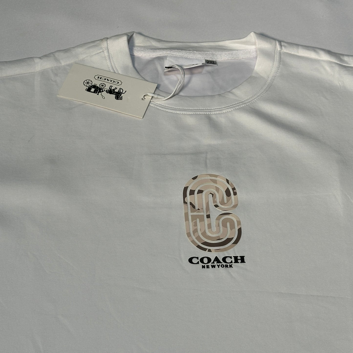 Camiseta Coach Blanca