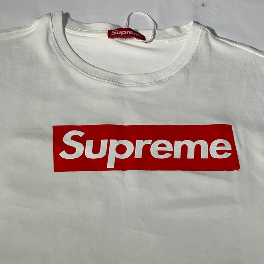 Camiseta supreme blanca