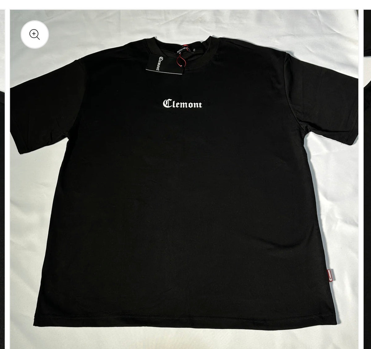 Camiseta Clemont negro diseño 4