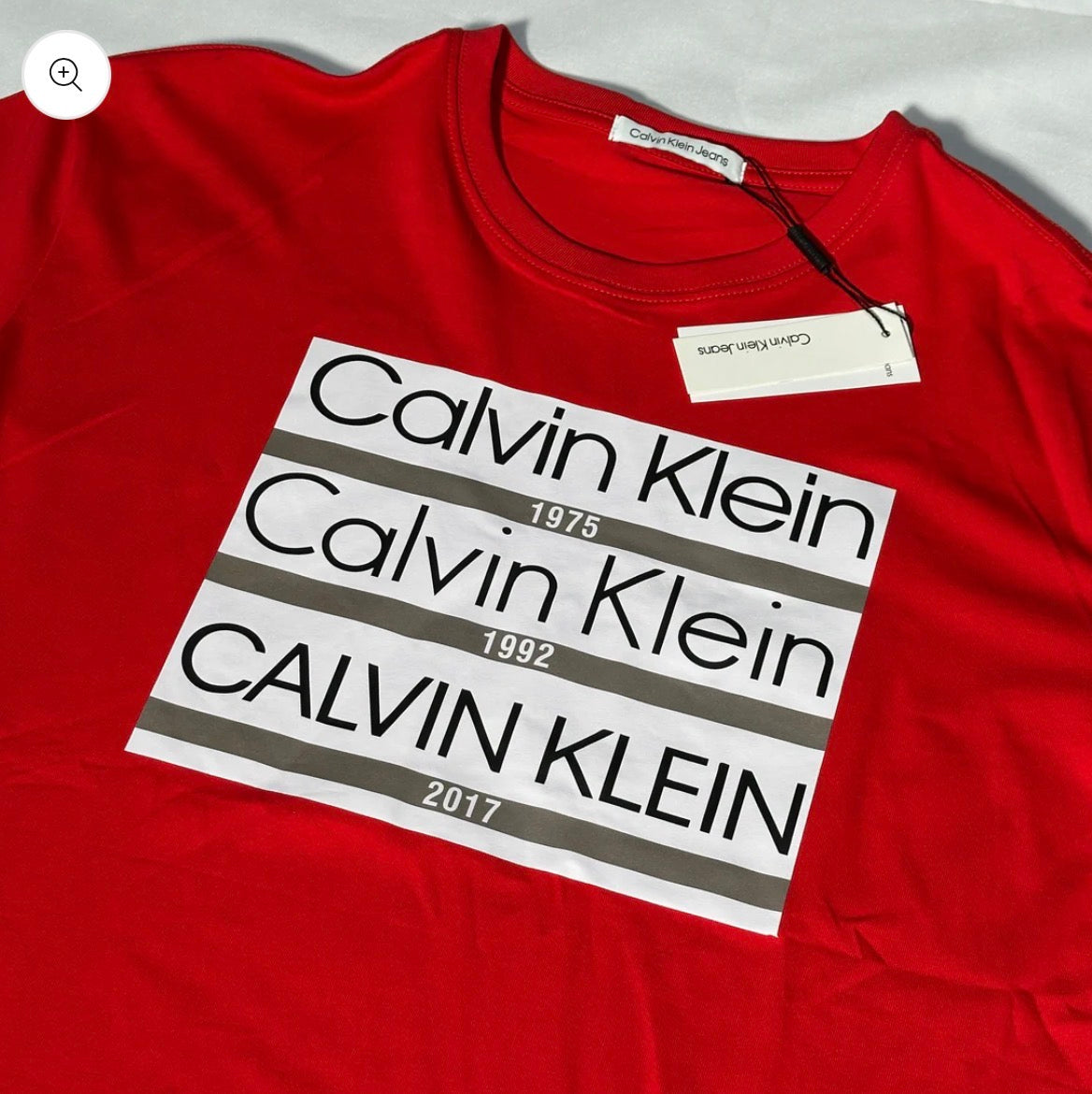 Camiseta Calvin Klein roja