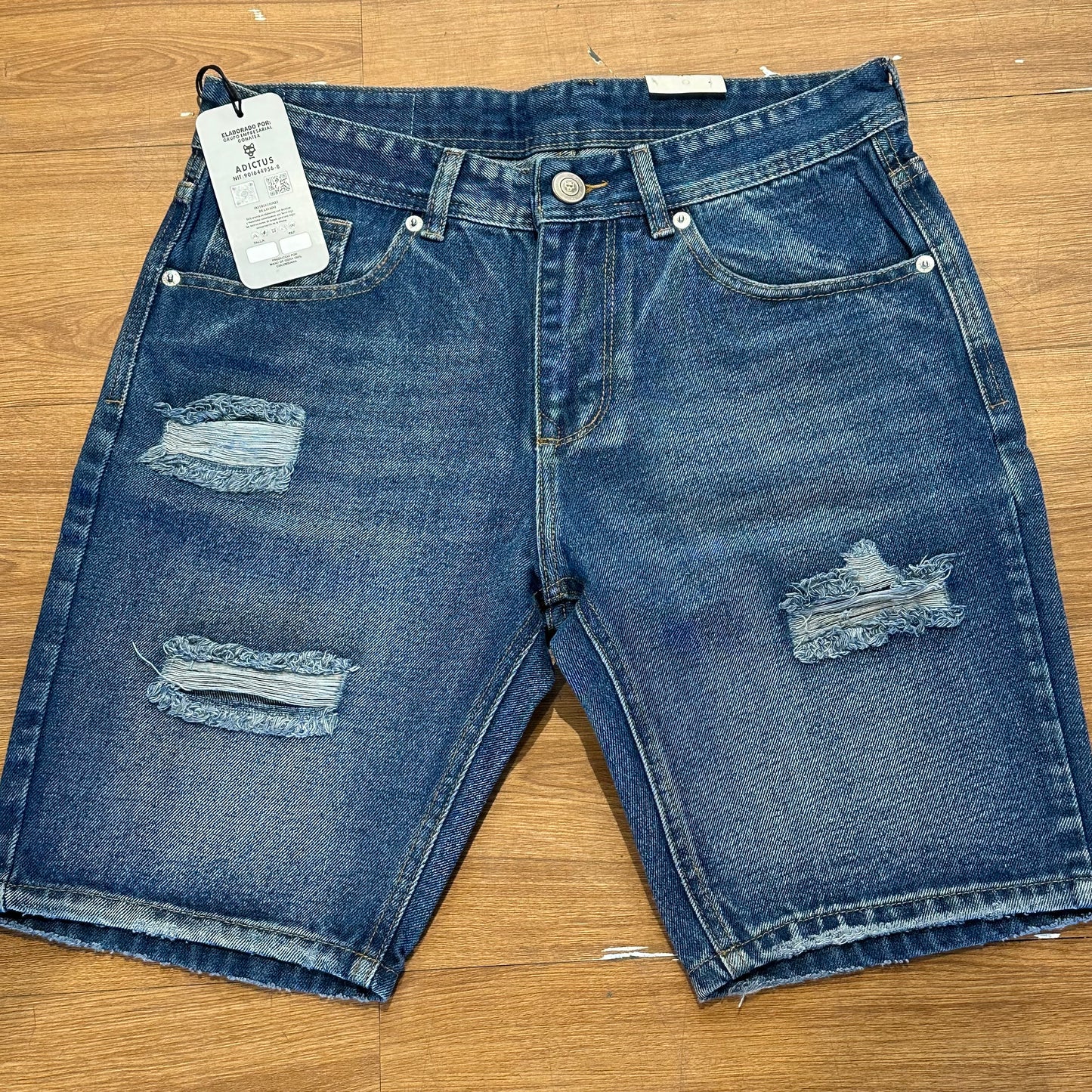 Bermuda Denim Azul Modelo 654 Talla 30