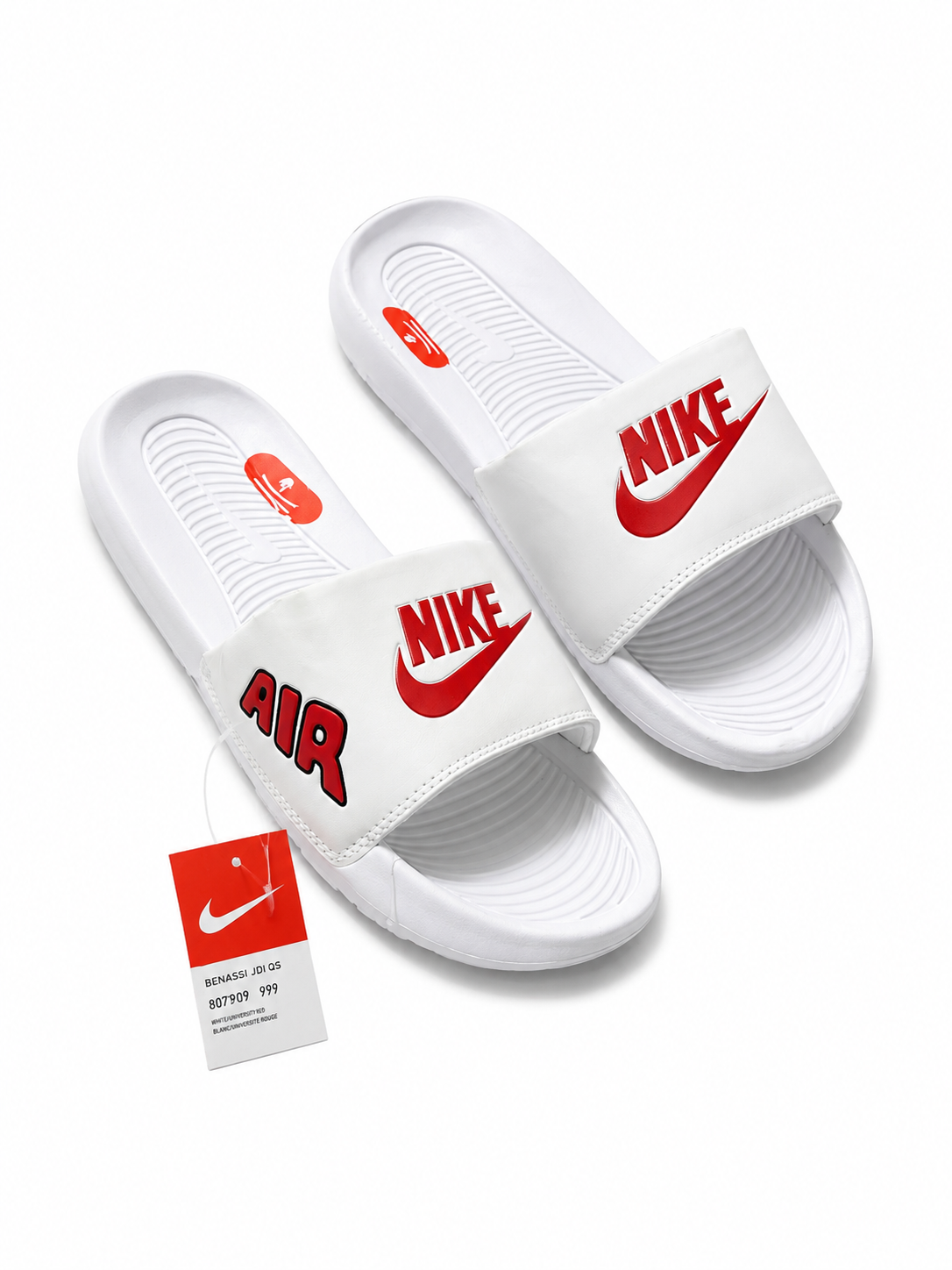 Chancletas Nike blancas air