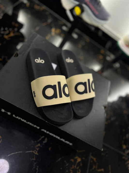 Chancletas alo beige