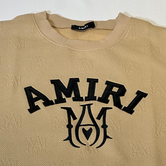 Camiseta Amiri beige oscuro