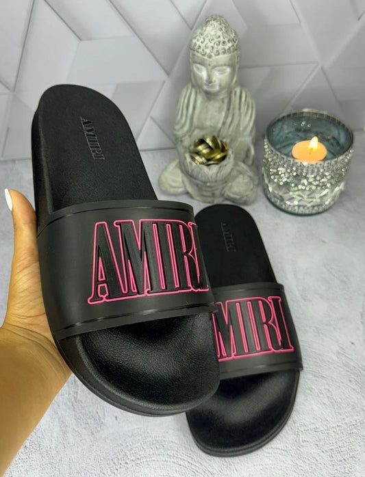 Chancletas Amiri negras