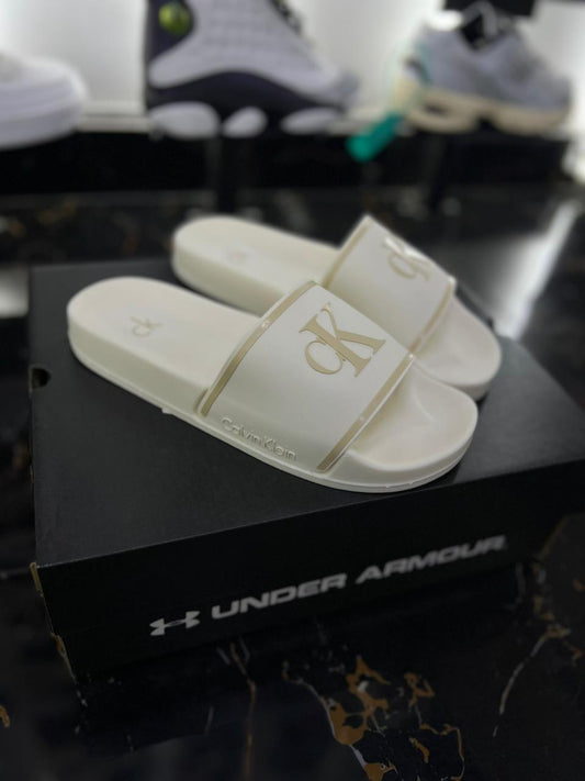 Chancletas Calvin Klein Beige
